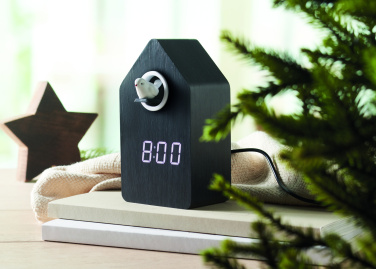 Logotrade advertising products photo of: MDF cuckoo alarm clock