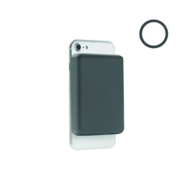Logotrade promotional giveaway image of: Magnetic wireless charger 15W powerbank 5000 mAh