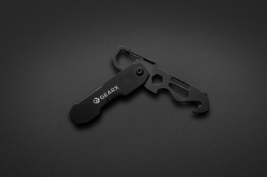 Logo trade promotional gifts picture of: Gear X foldable EDC tool with carabiner and parcel cutter
