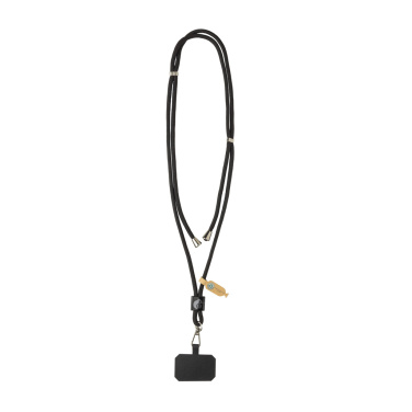 Logotrade promotional items photo of: CarryLoop RCS recycled PET adjustable phone holder lanyard