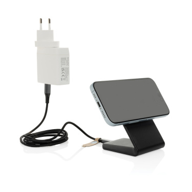 Logotrade advertising product image of: VoltPerch RCS recycled plastic 15W magnetic wireless charger