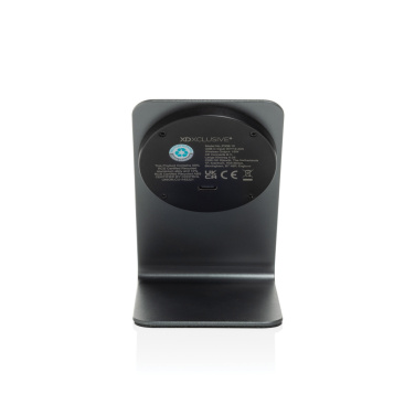Logotrade promotional gift image of: Terra aluminium 15W magnetic wireless charging phone stand