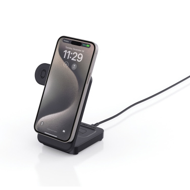 Logotrade promotional giveaway image of: Urban Vitamin Arcadia RCS rplastic 15W 3in1 magnetic charger