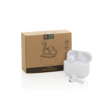 Logotrade business gift image of: Tunevo RCS recycled plastic wireless earbuds