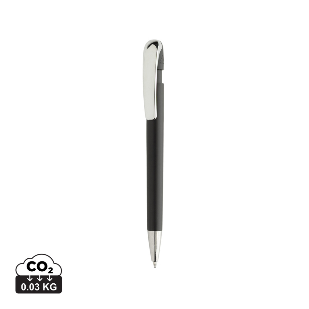 Logotrade advertising product image of: Glide GRS certified R-ABS Metal Clip Pen