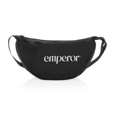 Logo trade advertising product photo of: Crescent XL AWARE™ RPET half moon sling bag