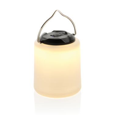 Logo trade promotional items picture of: Limio RCS recycled plastic portable re-chargeable table lamp