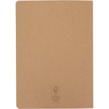 Logotrade promotional gifts photo of: Slyk A5 kraft cahier notebook with dotted pages