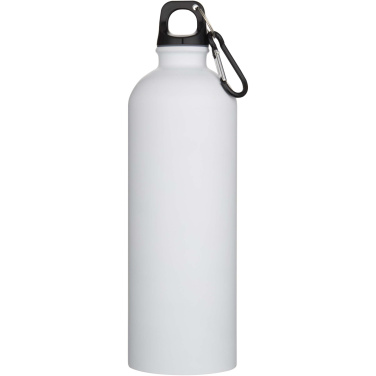 Logotrade promotional merchandise photo of: Oregon 750 ml matte RCS recycled single wall stainless steel water bottle with carabiner