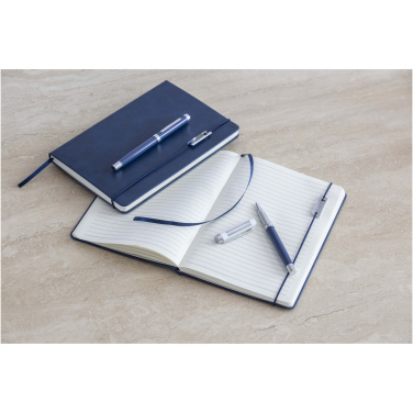 Logotrade promotional giveaways photo of: Legato Elegance A5 hard cover notebook and rollerball pen set