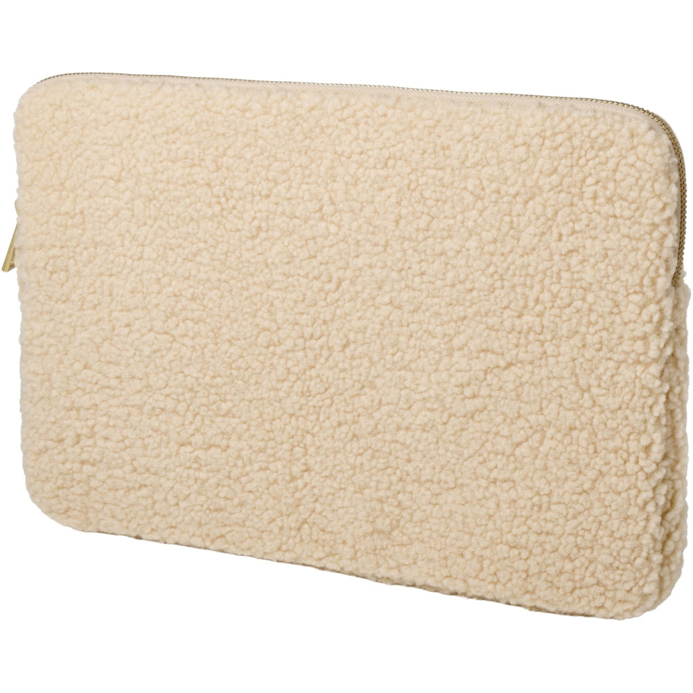 Logotrade promotional gift picture of: Bear 13" GRS recycled sherpa laptop sleeve 2L