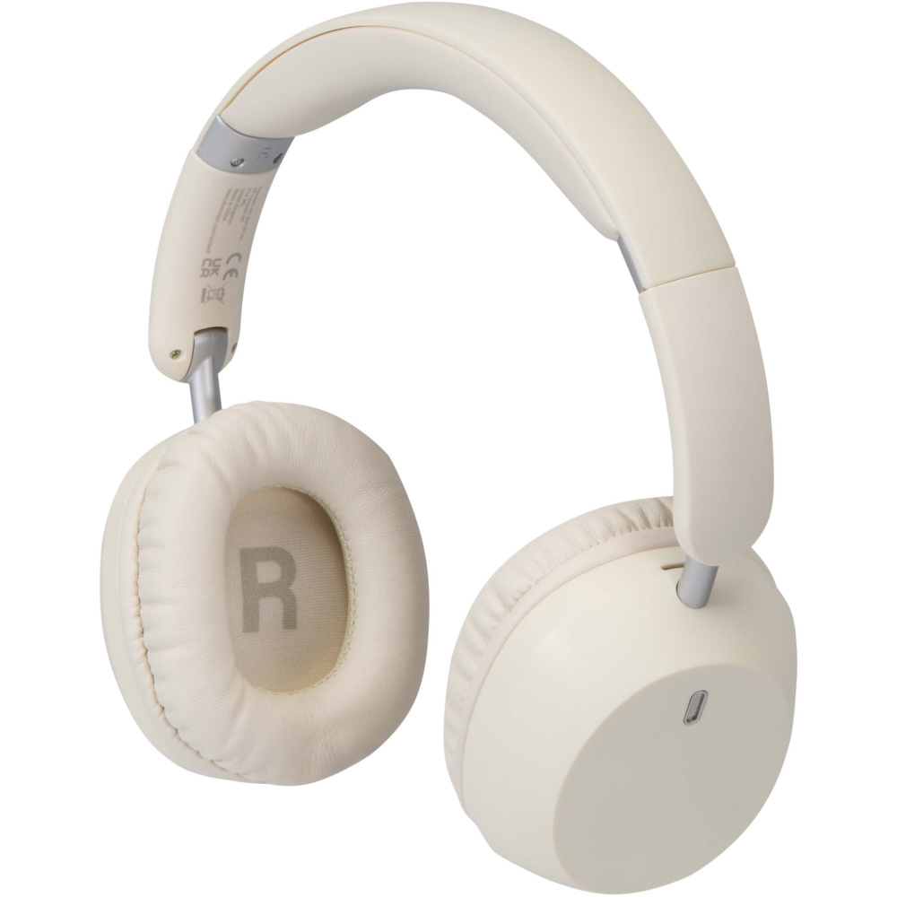 Logotrade corporate gifts photo of: Hoggar recycled plastic over-ear foldeable ANC and ENC headphones