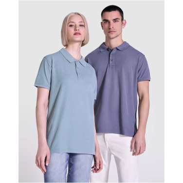 Logo trade corporate gifts picture of: Cobain short sleeve unisex polo
