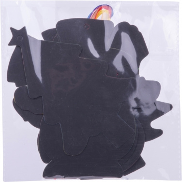 Logo trade promotional giveaways image of: Scratch-off Christmas ornaments SOUTH POLE