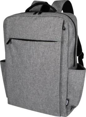 Logotrade promotional merchandise picture of: Libra 15” GRS recycled laptop backpack 15L