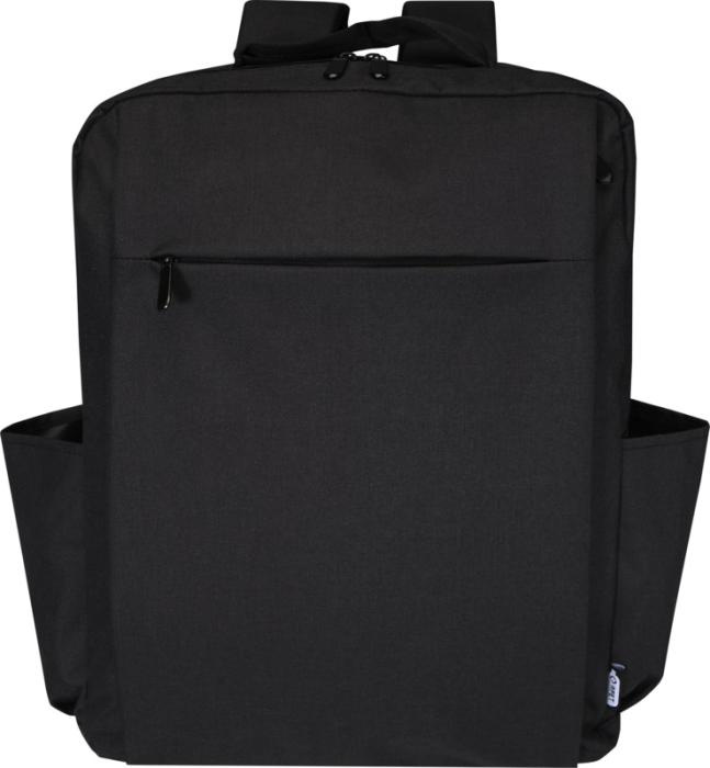 Logo trade advertising product photo of: Libra 15” GRS recycled laptop backpack 15L