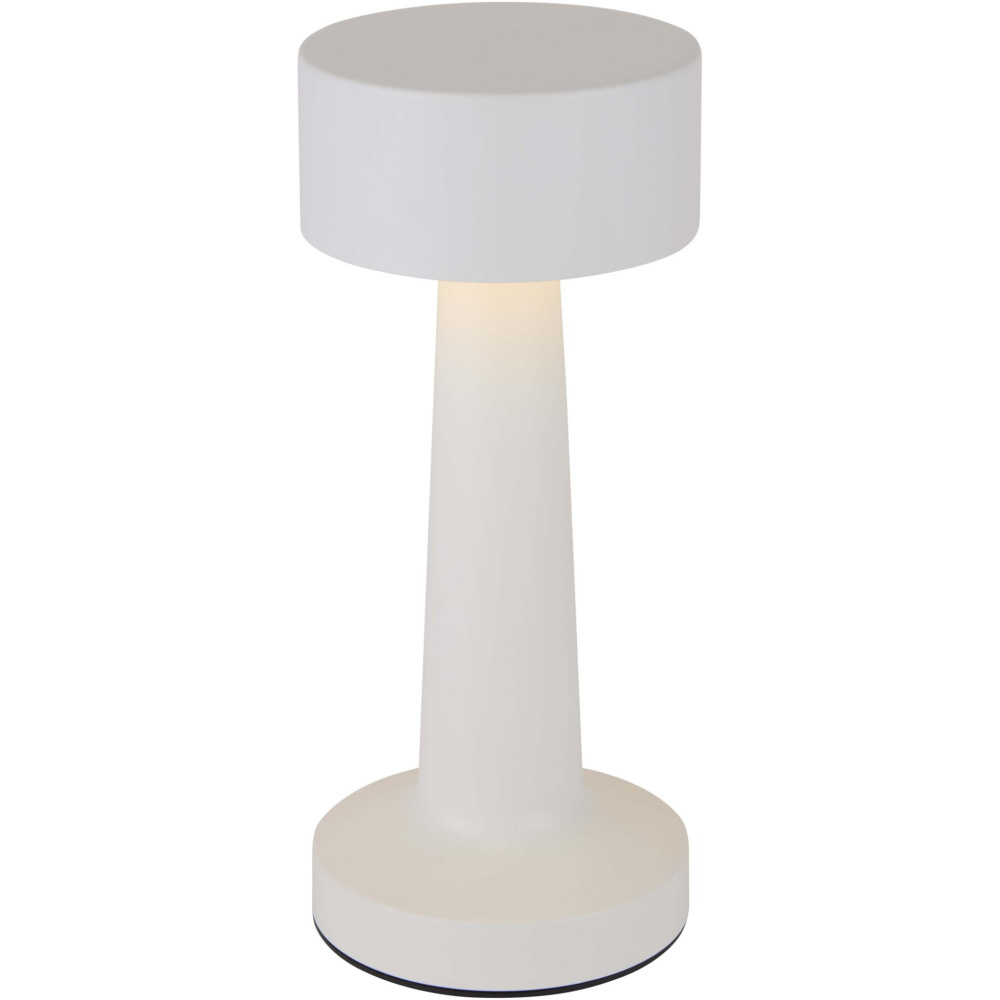 Logotrade promotional merchandise image of: Aludra rechargeable dimmable table lamp with 3 light modes