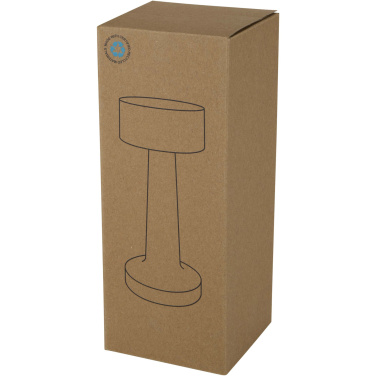 Logo trade advertising product photo of: Aludra rechargeable dimmable table lamp with 3 light modes