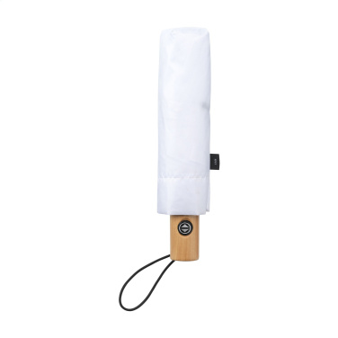 Logo trade promotional giveaway photo of: Michigan foldable RCS RPET umbrella 21 inch