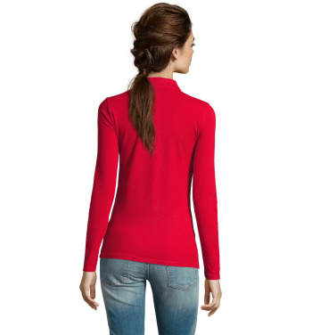 Logo trade advertising products image of: PERFECT WOMEN LSL POLO  180