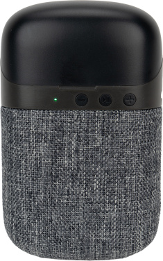 Logotrade promotional product picture of: Bluetooth Speaker HF01 with Built-in Earbuds 2 in 1