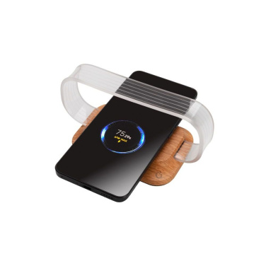 Logotrade promotional products photo of: Phone stand with wireless charger JEROME Pierre Cardin