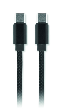 Logotrade promotional item image of: Braided magnetic cable in RPET