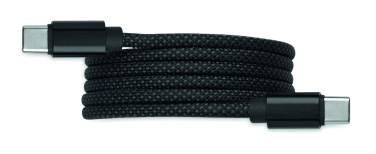 Logotrade promotional products photo of: Braided magnetic cable in RPET