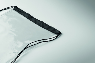 Logotrade promotional item picture of: Transparent drawstring bag
