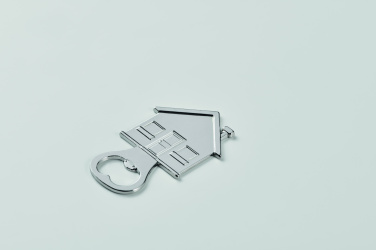 Logo trade business gifts image of: House shape bottle opener