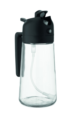Logo trade promotional gift photo of: Glass oil dispenser & sprayer
