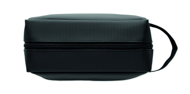 Logo trade promotional items image of: Toiletry bag in 600D RPET