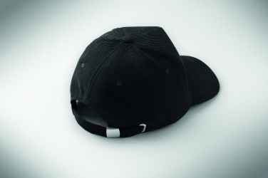 Logo trade promotional item photo of: Corduroy 5 panel baseball cap