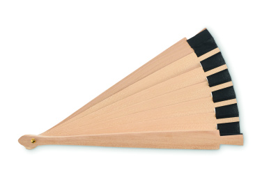 Logotrade promotional item picture of: Wooden hand fan