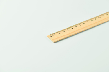 Logotrade promotional product image of: Wooden ruler 20cm