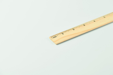 Logo trade promotional giveaways picture of: Wooden ruler 20cm
