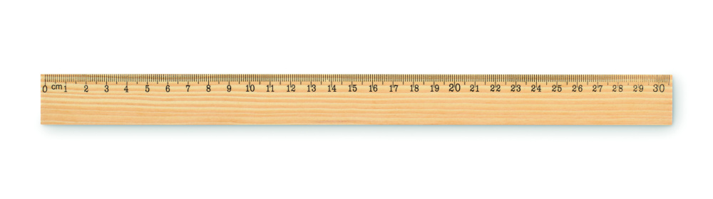Logotrade business gift image of: Wooden ruler 30cm