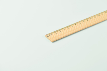 Logo trade advertising products image of: Wooden ruler 30cm