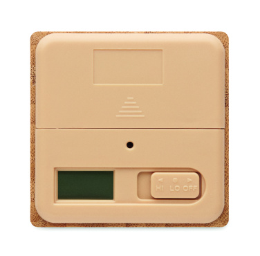 Logo trade promotional product photo of: Bamboo twist snooze timer