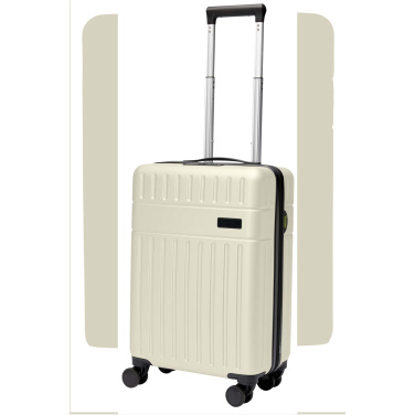 Logo trade business gifts image of: Rover 20" GRS recycled cabin trolley 40L