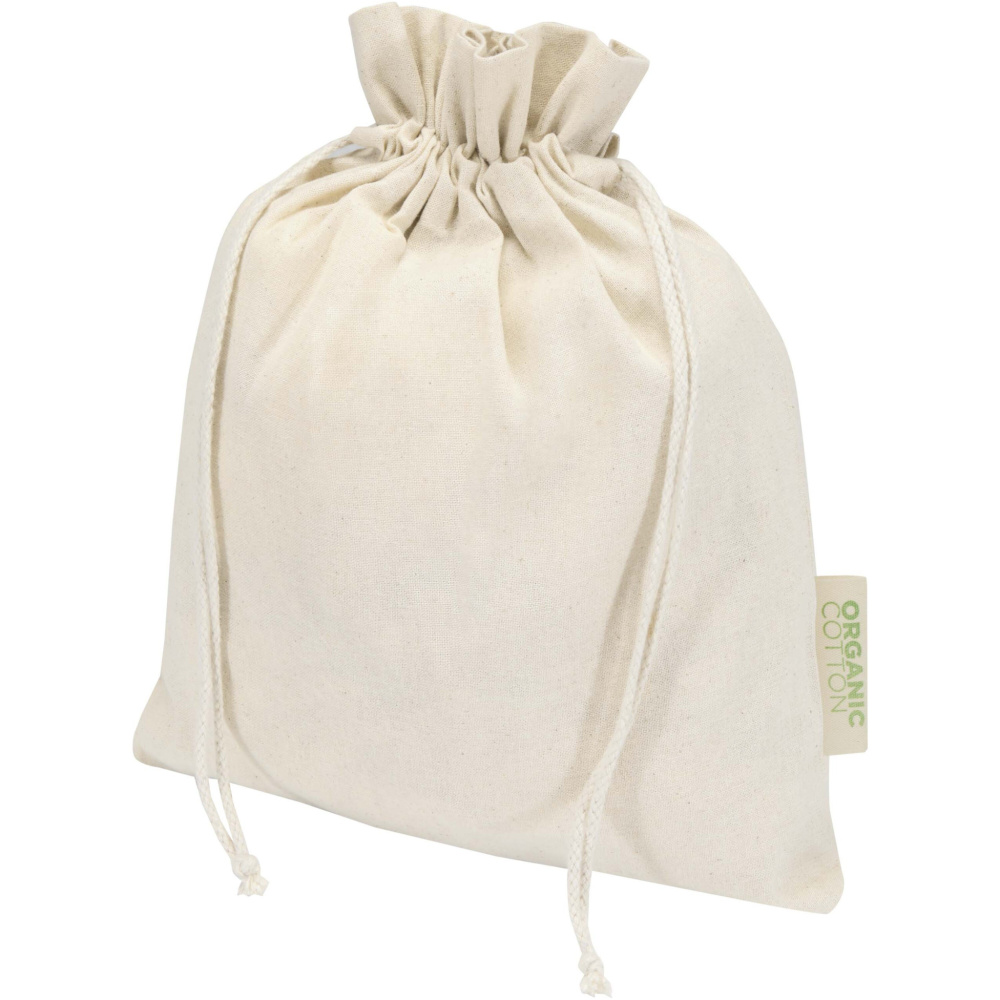 Logotrade advertising products photo of: Odisha 140 g/m² OCS organic gift bag - 30 x 25 cm