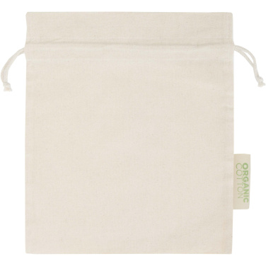 Logotrade advertising product picture of: Odisha 140 g/m² OCS organic gift bag - 30 x 25 cm