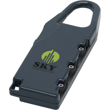 Logo trade promotional merchandise picture of: Traveler luggage lock