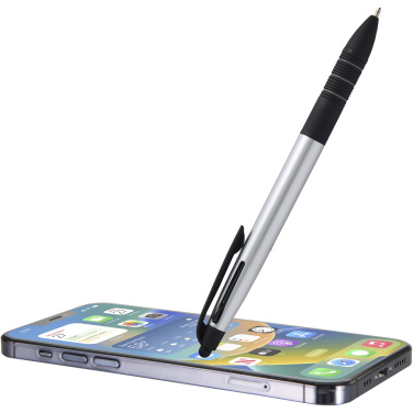 Logotrade promotional product picture of: Trine 3-ink RCS recycled ballpoint pen with stylus