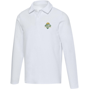 Logo trade corporate gifts picture of: Apollo long sleeve unisex polo