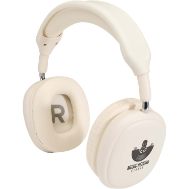 Logo trade promotional giveaway photo of: Alzir recycled plastic over-ear wireless Bluetooth® headset