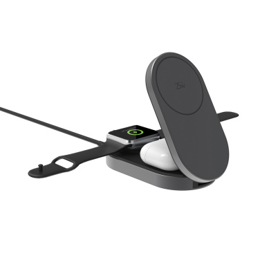 Logotrade corporate gifts photo of: Quantum ultra-fast 3-in-1 25W Foldable Wireless Charger