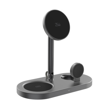 Logo trade advertising products picture of: Quantum RCS ultra-fast 25W Magnetic desk wireless Charger