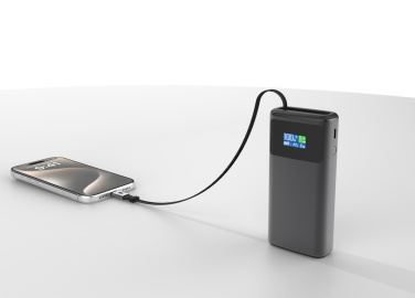 Logotrade corporate gift image of: Quantum RCS ultra-fast PD45W 10.000mAh powerbank with screen
