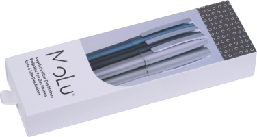 Logotrade promotional products photo of: Metal ballpoint pen Des Moines MoLu
